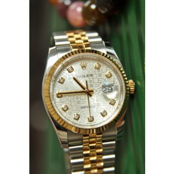 ROLEX 116233 MẶT VI TÍNH TRẮNG - 2015