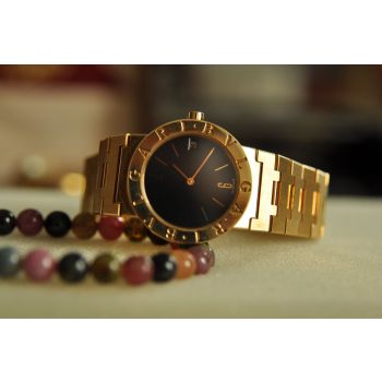 ĐỒNG HỒ BVLGARI VÀNG HỒNG ĐÚC CẢ DÂY 18K NGUYÊN ZIN THUỴ SỸ