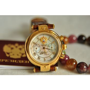 ĐỒNG HỒ PRESIDENT CHRONOGRAPH AUTOMATIC DÁNG CHUÔNG - CHỮ KÍ TỔNG THỐNG PUTIN.
