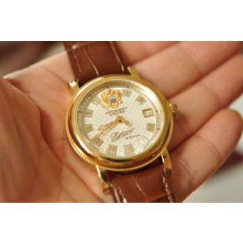 ĐỒNG HỒ POLJOT PRESIDENT CHỮ KÝ MẶT CARO KIM MŨI GIÁO