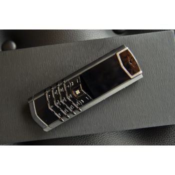 ĐIỆN THOẠI VERTU SIGNATURE S STAINLESS STEEL PURE BLACK DIAMONDS