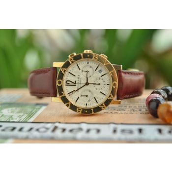 THƯƠNG HIỆU CAO CẤP ĐỒNG HỒ BVLGARI CHRONOGRAPH VÀNG ĐÚC 18K