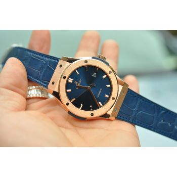 ĐỒNG HỒ HUBLOT CLASSIC FUSION BLUE KING GOLD NEW 100%