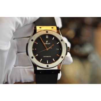 ĐỒNG HỒ HUBLOT CLASSIC FUSION TITANIUM 45MM NEW 100% MẶT ĐEN