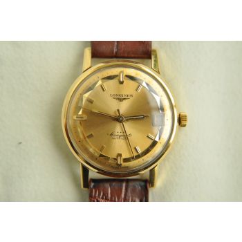 ĐỒNG HỒ VINTAGE LONGINES CONQUEST MẶT BÁNH CHẢ VÀNG ĐÚC 18K