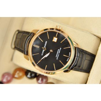ĐỒNG HỒ NAM ULYSSE NARDIN CLASSICO 40MM 8156-111-2/92 VÀNG HỒNG ĐÚC 18K