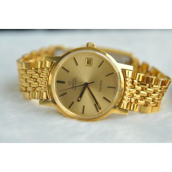 ĐỒNG HỒ VINTAGE OMEGA GENEVE VÀNG ĐÚC 18K