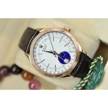 ĐỒNG HỒ ROLEX CELLINI MOONPHASE 50535-0002 VÀNG HỒNG 18K FULL BOX 2018