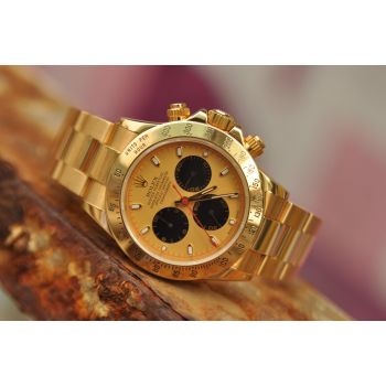 ĐỒNG HỒ ROLEX DAYTONA 116528 COSMOGRAPH CHRONOGRAPH VÀNG KHỐI 18K