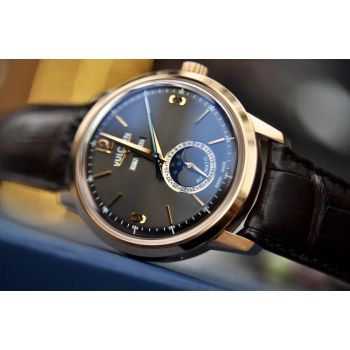 ĐỒNG HỒ VULCAIN 580558.331L 50S PRESIDENTS MOONPHASE VÀNG KHỐI 18K NEW FULL BOX