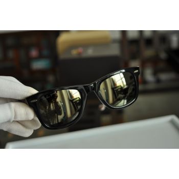 KÍNH MẮT RAYBAN WAYFARER VÀNG TRẮNG 18K