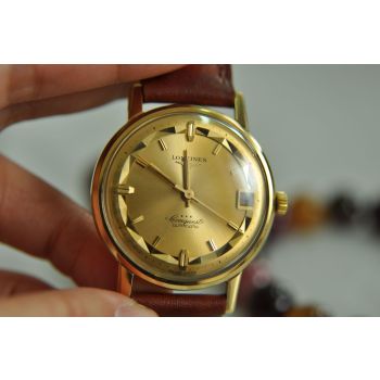 ĐỒNG HỒ LONGINES CONQUEST VÀNG ĐÚC 18K BÁNH CHẢ