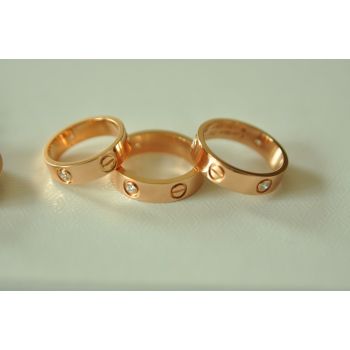 NHẪN CARTIER 18K FULL DIAMOND 18K SOLID GOLD ROSE