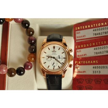 OMEGA DE VILLE CHRONOGRAPHE VÀNG HỒNG ĐÚC