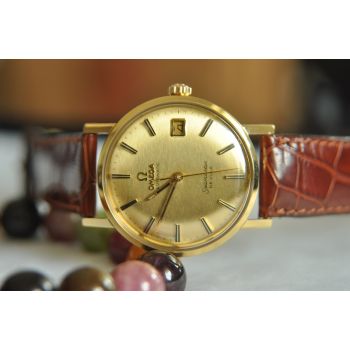 ĐỒNG HỒ OMEGA SEAMASTER DE VILLE VÀNG ĐÚC 18K MẶT SỚ