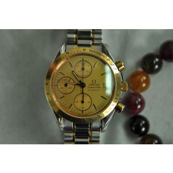 ĐỒNG HỒ OMEGA SPEEDMASTER CHRONOGRAPH DEMI VÀNG 18K