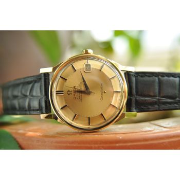 ĐỒNG HỒ OMEGA CONSTELLATION BÁT QUÁI VÀNG HỒNG ĐÚC 18K VỎ PHÁP