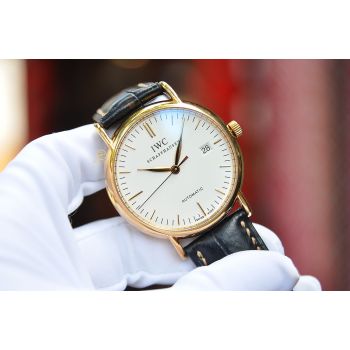 ĐỒNG HỒ NAM IWC PORTOFINO AUTOMATIC MẶT TRẮNG IW 356302 ĐƠN GIẢN THANH LỊCH