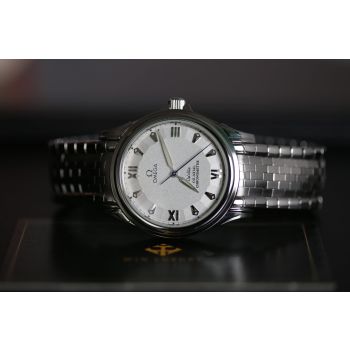 Đồng hồ Nam Omega Deville Co-Axial Chronometer Bát Quái dây vảy rồng