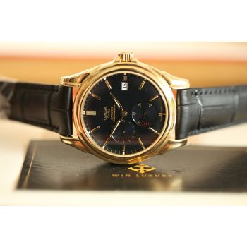Đồng hồ Omega 4632.80.33 DeVille Co-Axial Chronometer Power Reserve Yellow Gold 18k