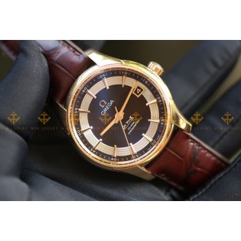 Đồng hồ Nam Omega De Ville Hour Vision 18k Rose Gold 18k 431.63.41.21.13.001