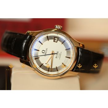 Đồng hồ Omega De Ville Hour Vision 18k Rose Gold 431.63.41.21.02.001 Full Box.